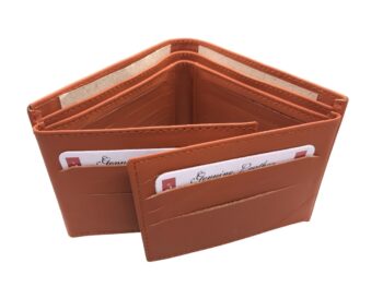 Quad Fold Genuine Cow Leather Wallet WL-106